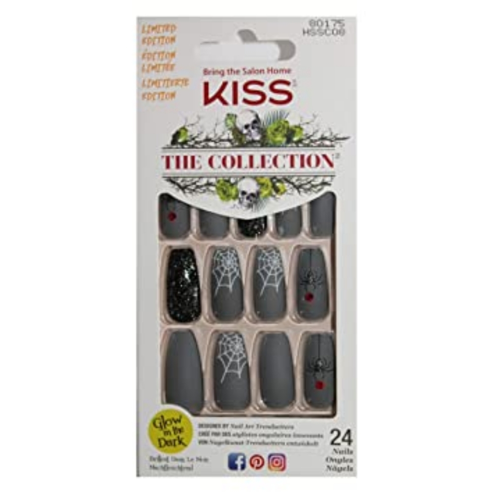 KISS The Collection Limited Edition Glow in the Dark Halloween Nails